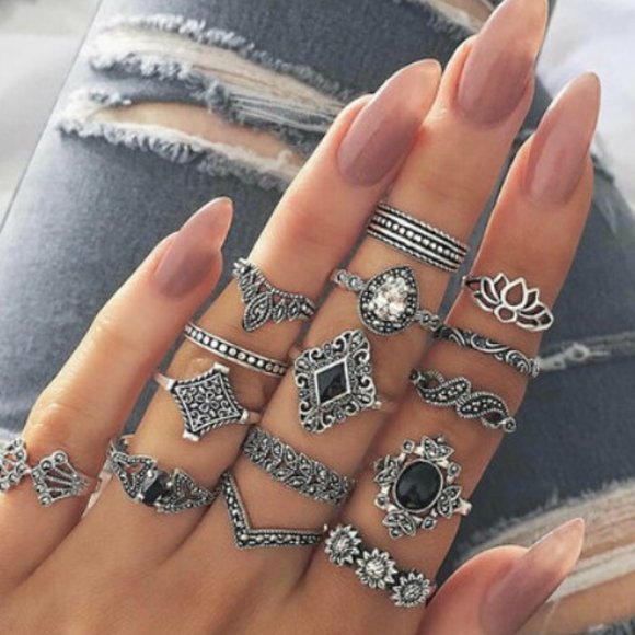 Stackable Rings (Set of 15) - Picture 1 of 3